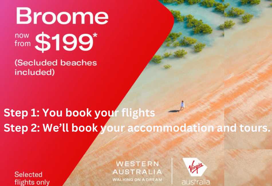 Broome is Calling Two Steps to Your Dream WA Escape
